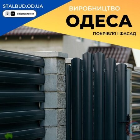 Штакетник металлический — цвет Ral 9005